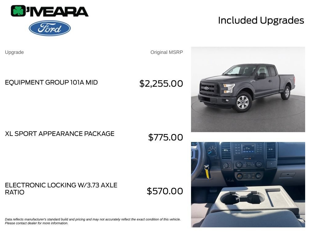 Used 2016 Ford F150 XL w/ Equipment Group 101A Mid AWD/4WD image 4