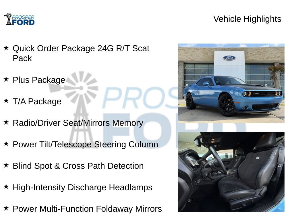 Used 2023 Dodge Challenger R/T Scat Pack w/ T/A Package RWD image 5