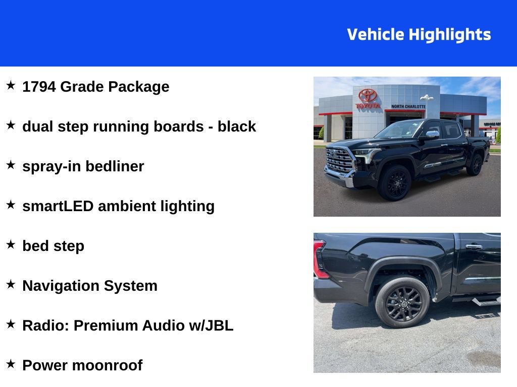Used 2024 Toyota Tundra 1794 Edition AWD/4WD image 4