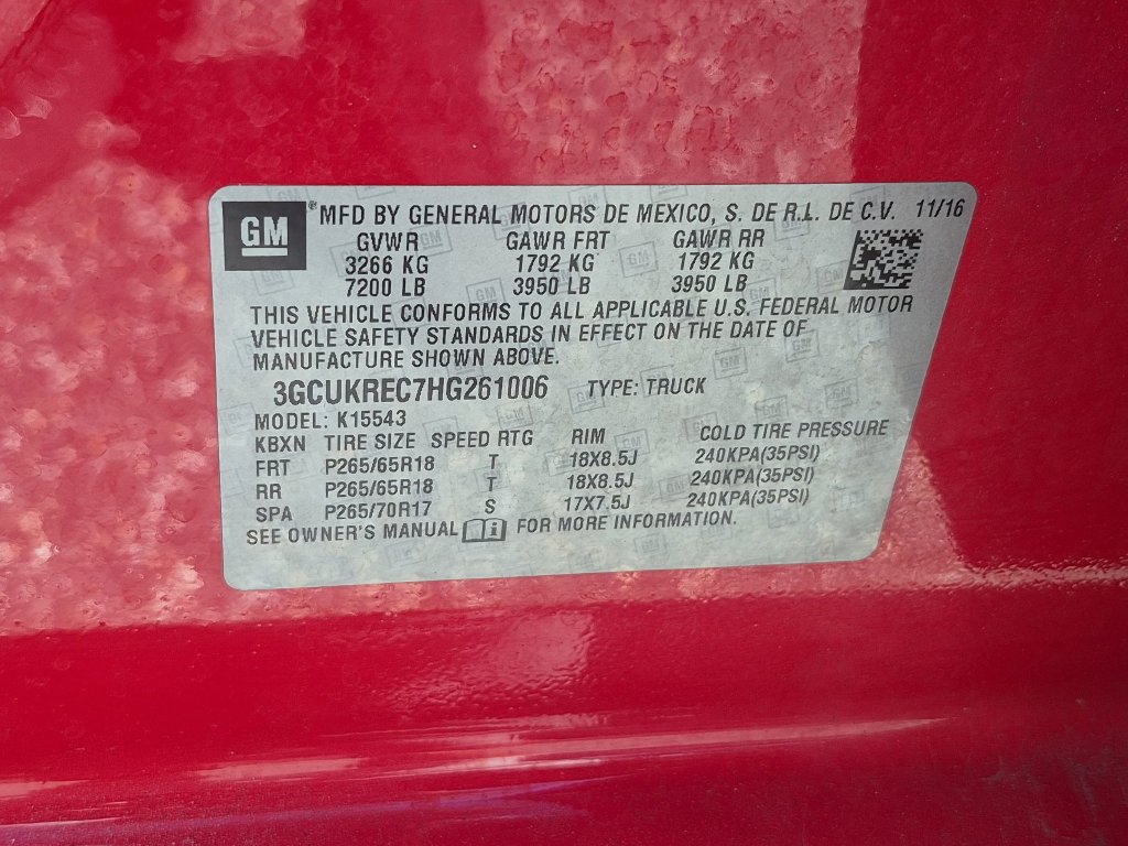 Used 2017 Chevrolet Silverado 1500 LT w/ All Star Edition AWD/4WD image 11