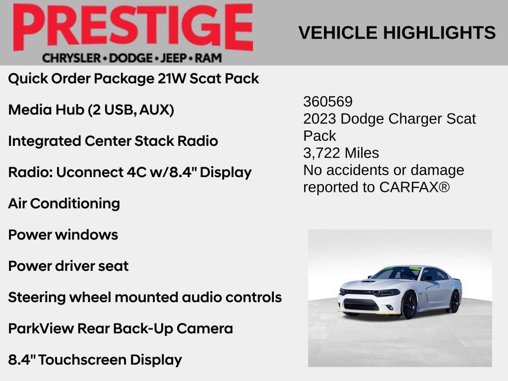 Used 2023 Dodge Charger Scat Pack RWD image 2