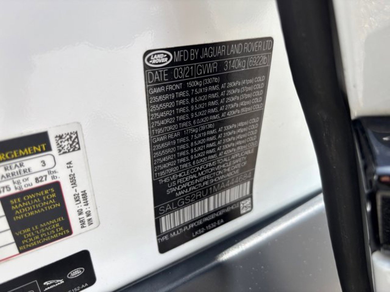 Certified 2021 Land Rover Range Rover Westminster Edition image 23