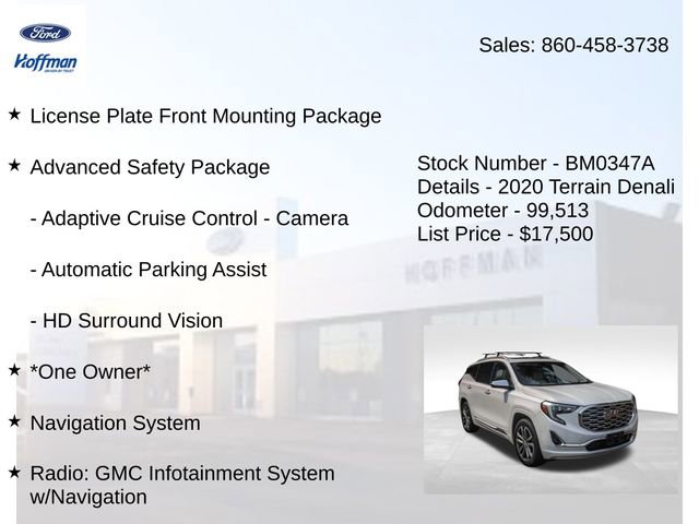 Used 2020 GMC Terrain Denali w/ Denali Premium Package image 10