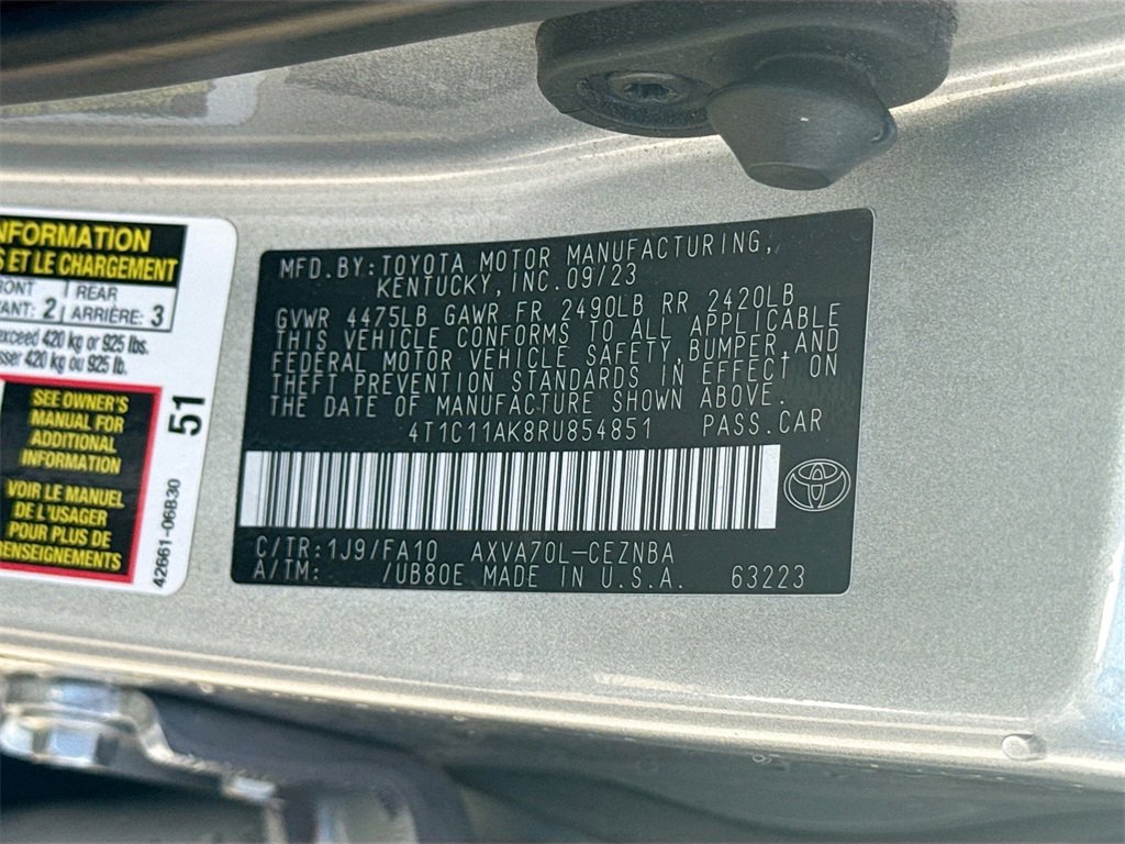 Used 2024 Toyota Camry LE image 31