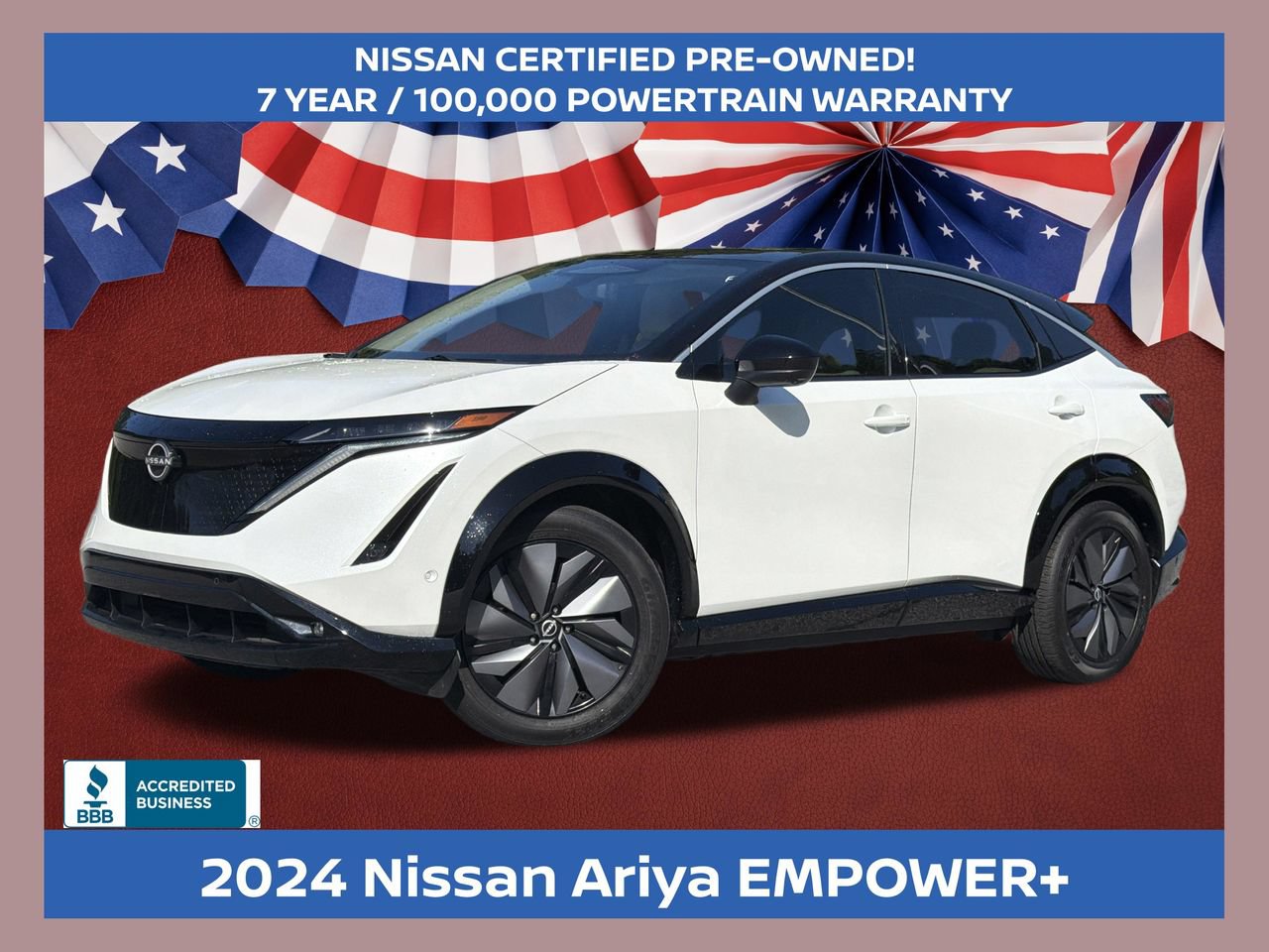Certified 2024 Nissan Ariya FWD