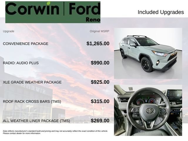 Used 2021 Toyota RAV4 XLE w/ Convenience Package AWD/4WD image 3
