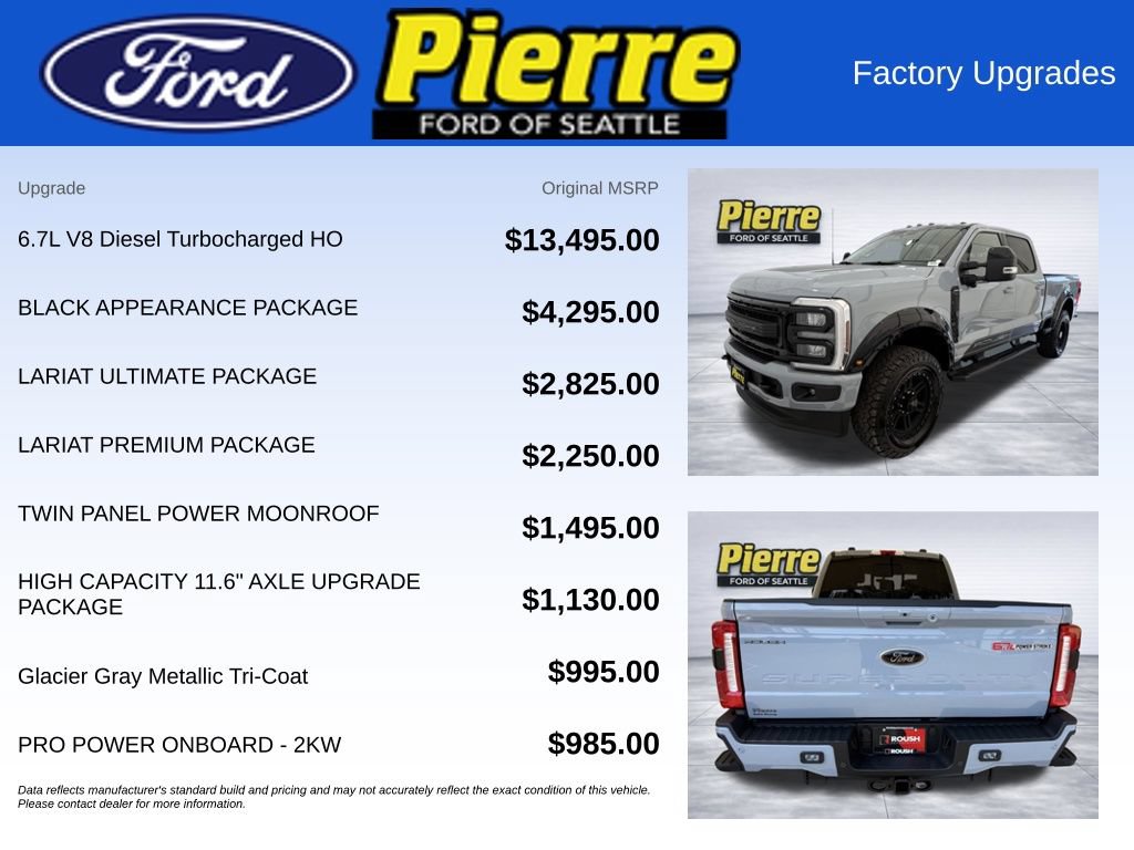 New 2026 Ford F250 Lariat w/ Black Appearance Package AWD/4WD image 13