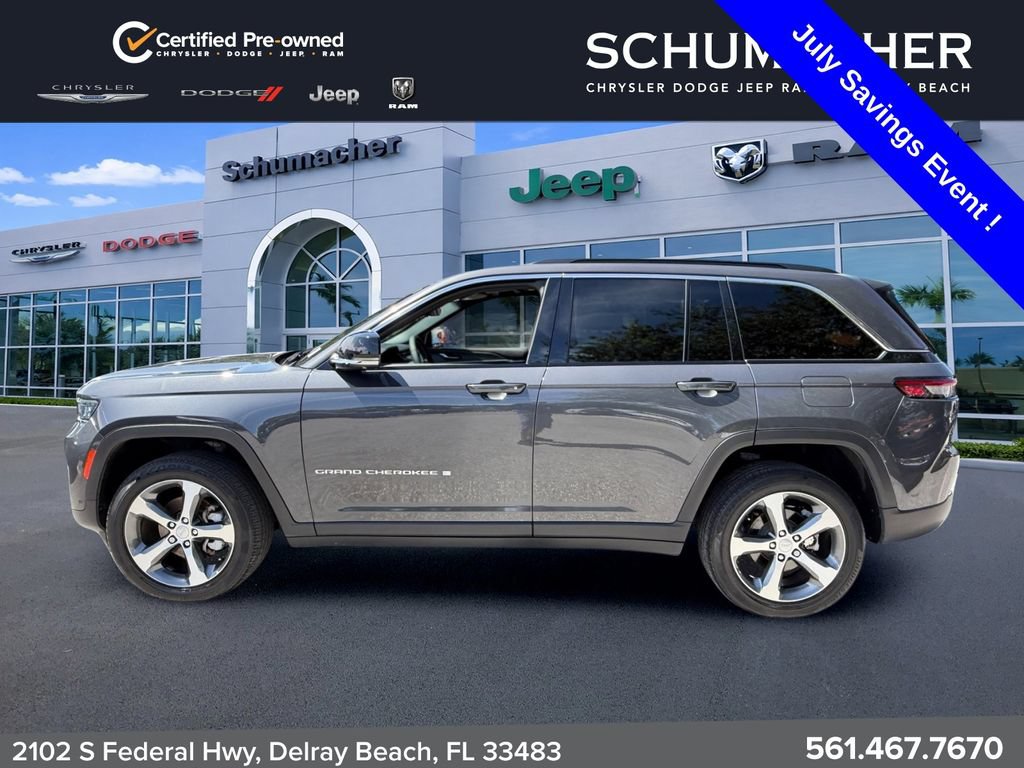 Certified 2024 Jeep Grand Cherokee Limited w/ Luxury Tech Group II RWD image 4