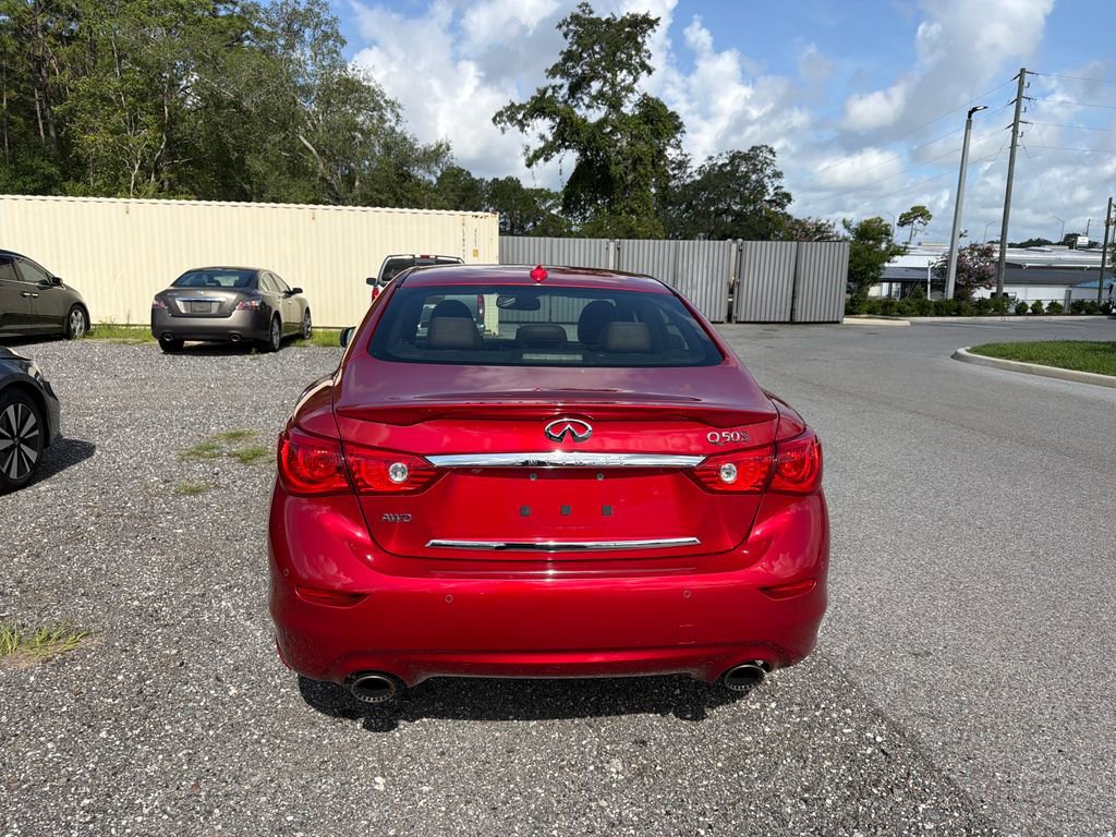 Used 2017 INFINITI Q50 Red Sport 400 AWD/4WD image 4