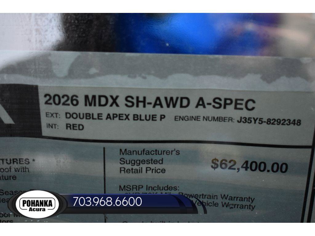New 2026 Acura MDX A-Spec image 39