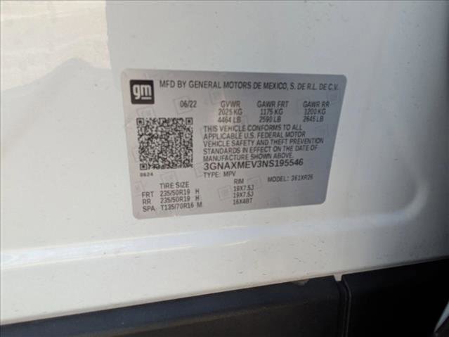 Used 2022 Chevrolet Equinox RS w/ Infotainment Package image 23