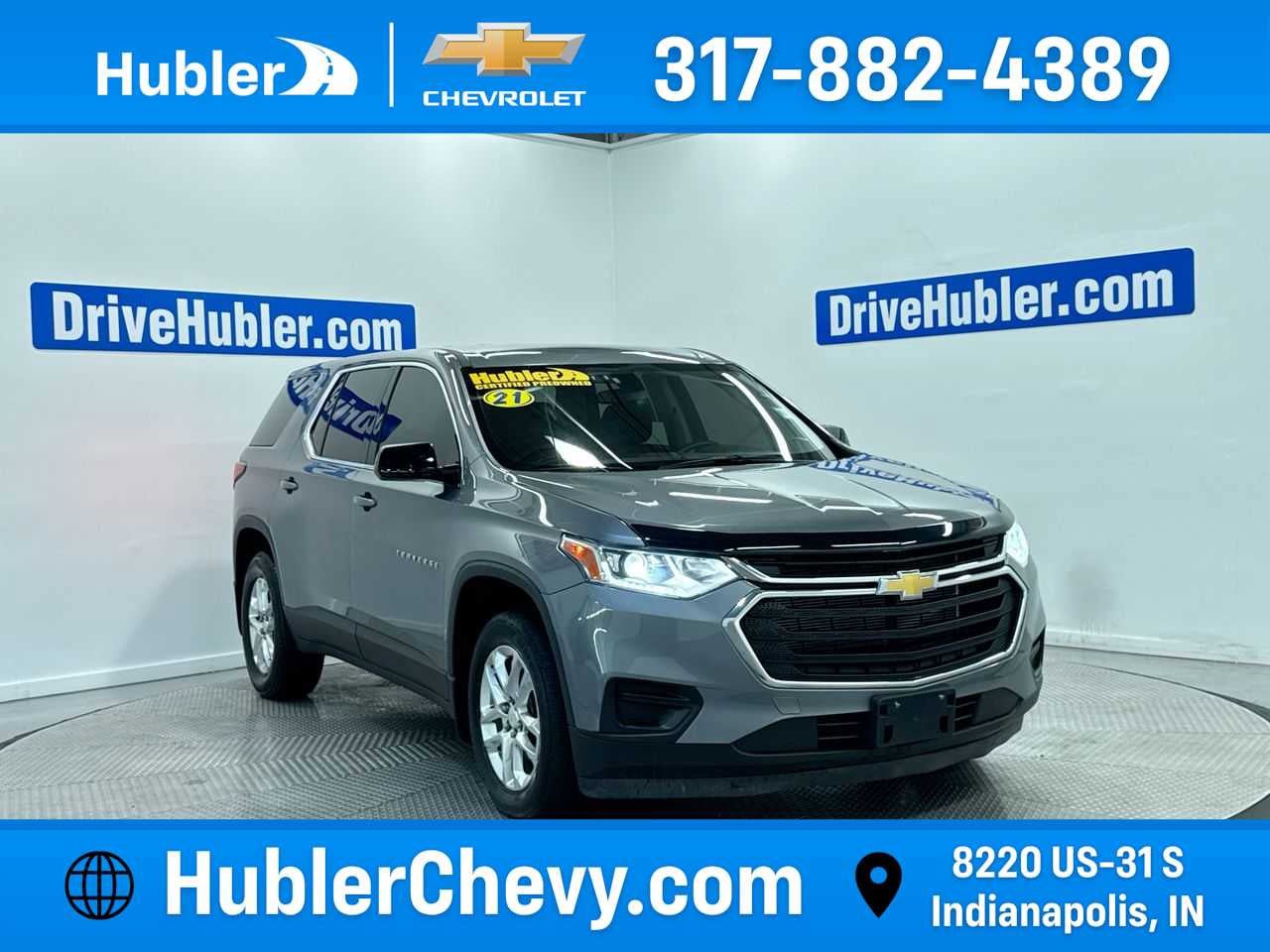 Used 2021 Chevrolet Traverse LS w/ LPO, Floor Liner Package