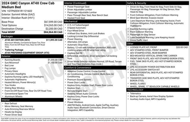 Used 2024 GMC Canyon AT4X w/ AT4X AEV Edition AWD/4WD image 17