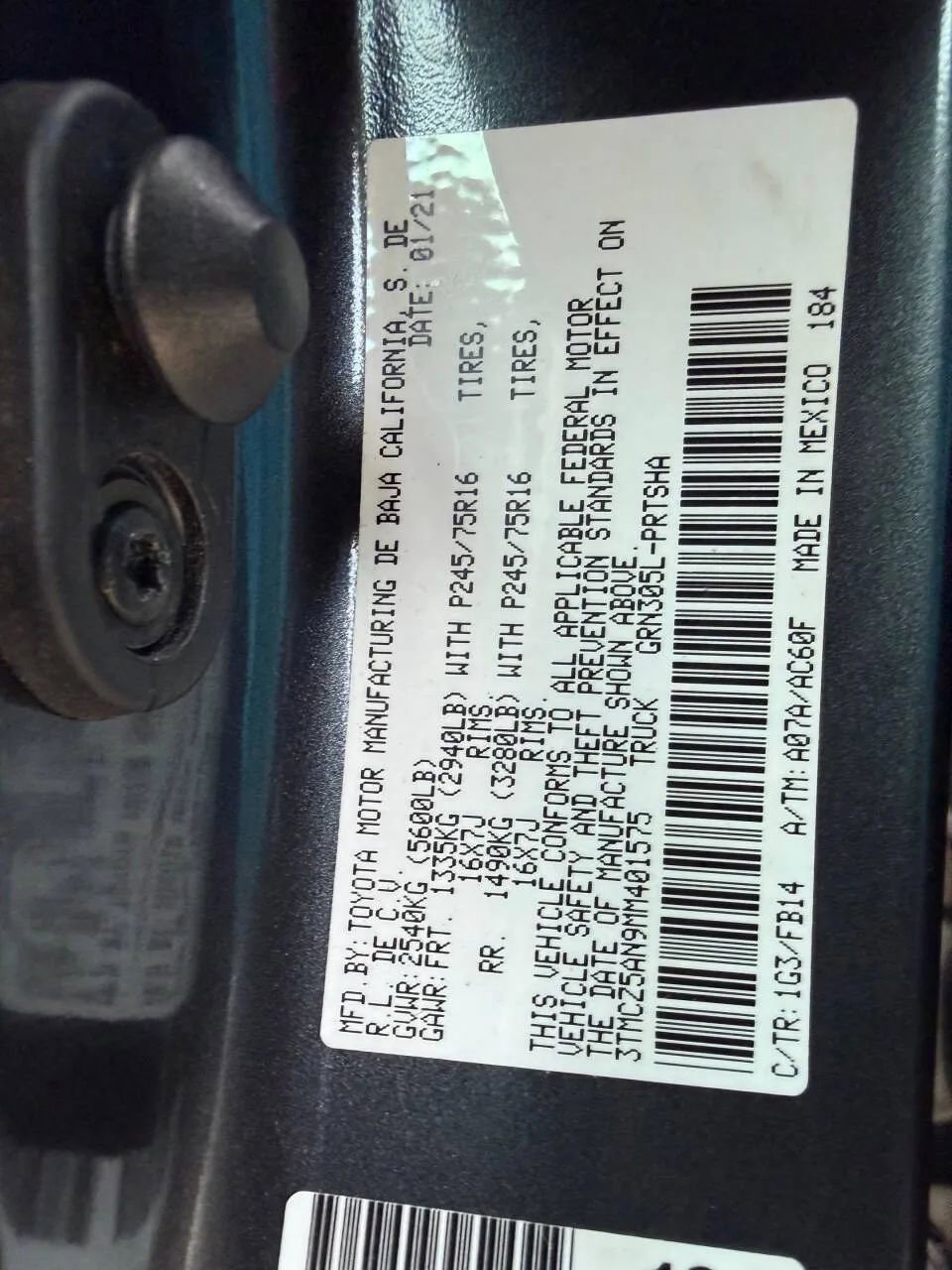 Used 2021 Toyota Tacoma SR image 7
