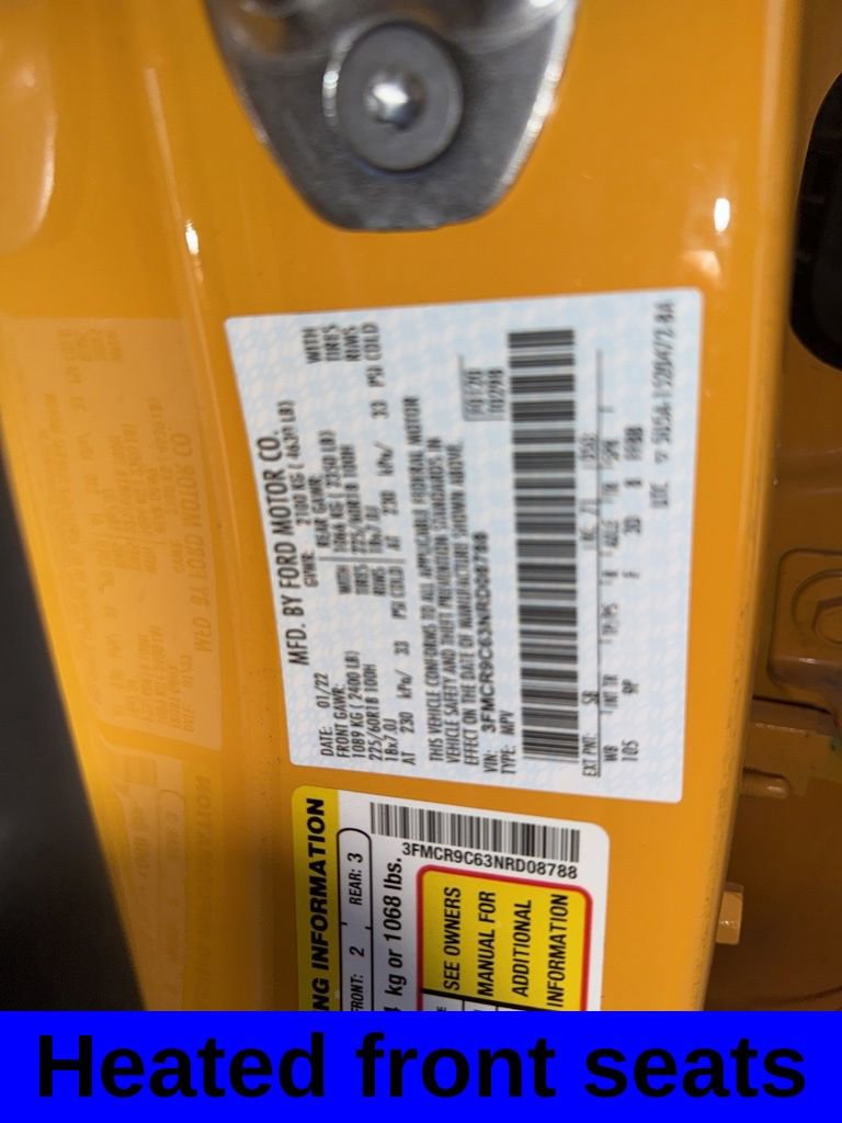 Used 2022 Ford Bronco Sport Outer Banks w/ Tech Package image 15