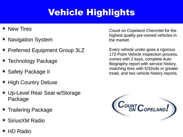 Certified 2019 Chevrolet Silverado 1500 High Country w/ Technology Package video 3