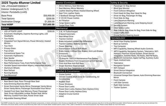 Used 2025 Toyota 4Runner Limited image 7