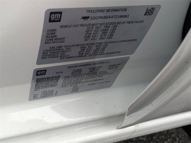 New 2026 Chevrolet Silverado 1500 Custom w/ Turbomax Blackout Package image 34