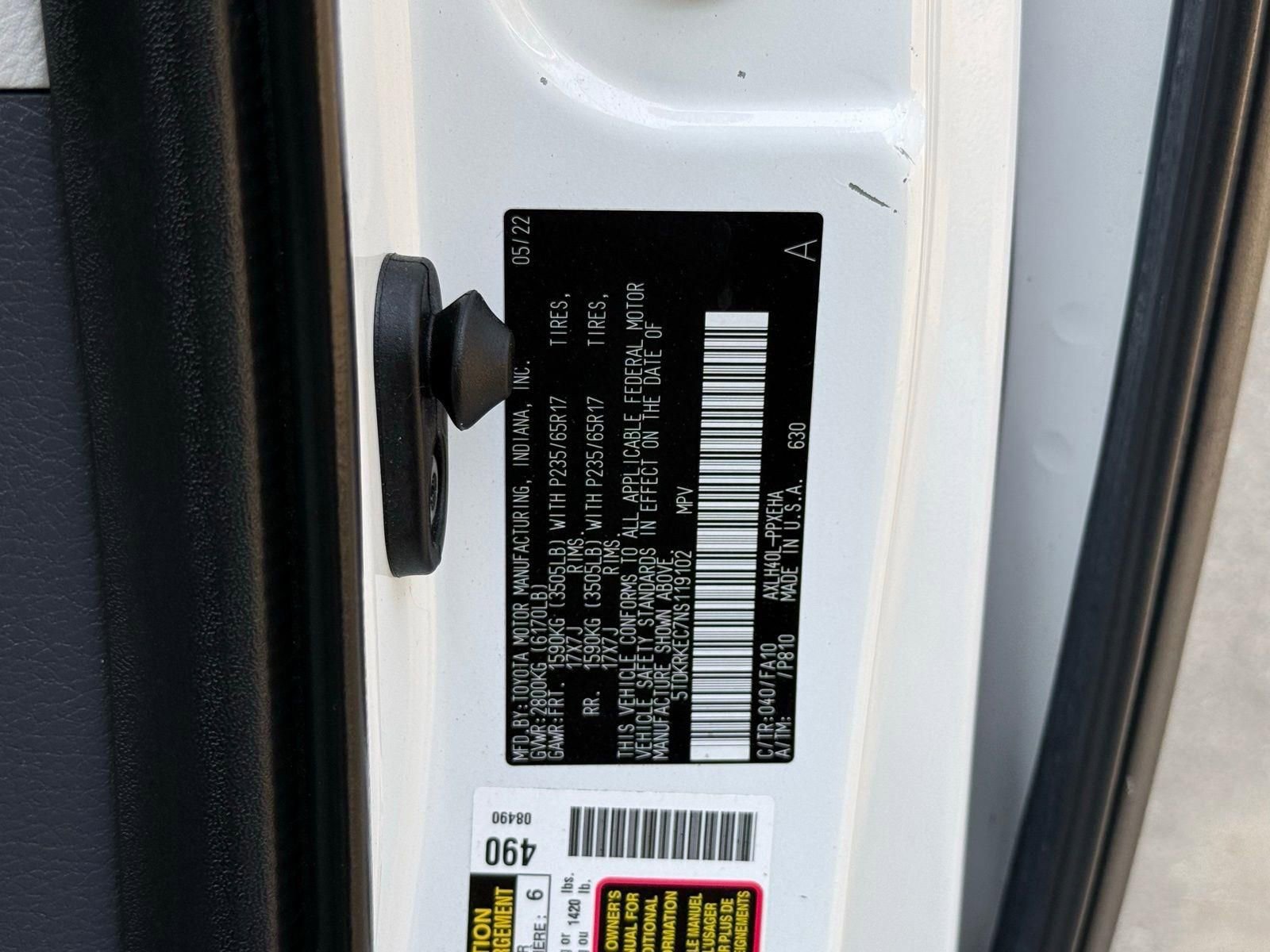Used 2022 Toyota Sienna LE FWD image 71