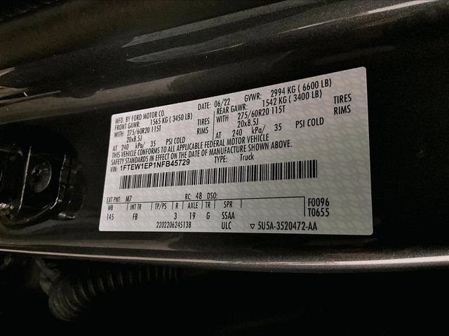 Certified 2022 Ford F150 XLT w/ Equipment Group 302A High AWD/4WD image 33