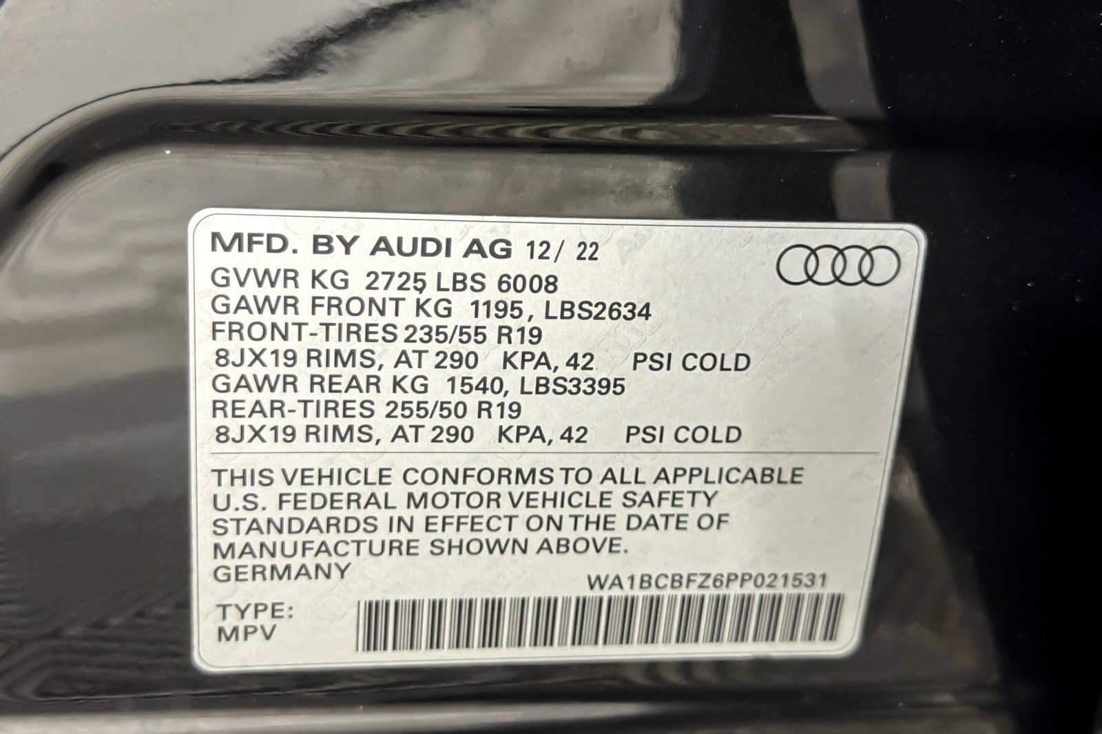 Certified 2023 Audi Q4 e-tron Premium Plus w/ Premium Plus RWD image 27