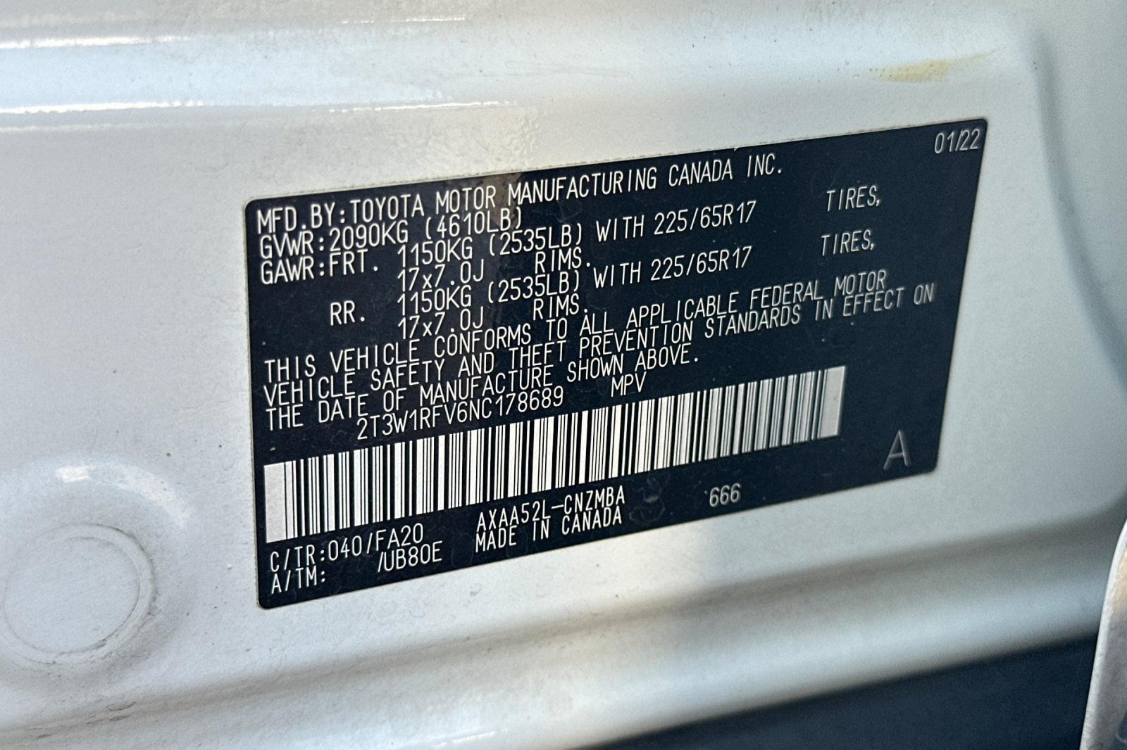 Certified 2022 Toyota RAV4 XLE w/ Convenience Package FWD image 29