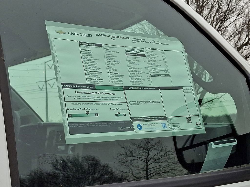 New 2025 Chevrolet Express 2500 Extended w/ Driver Convenience Package image 19