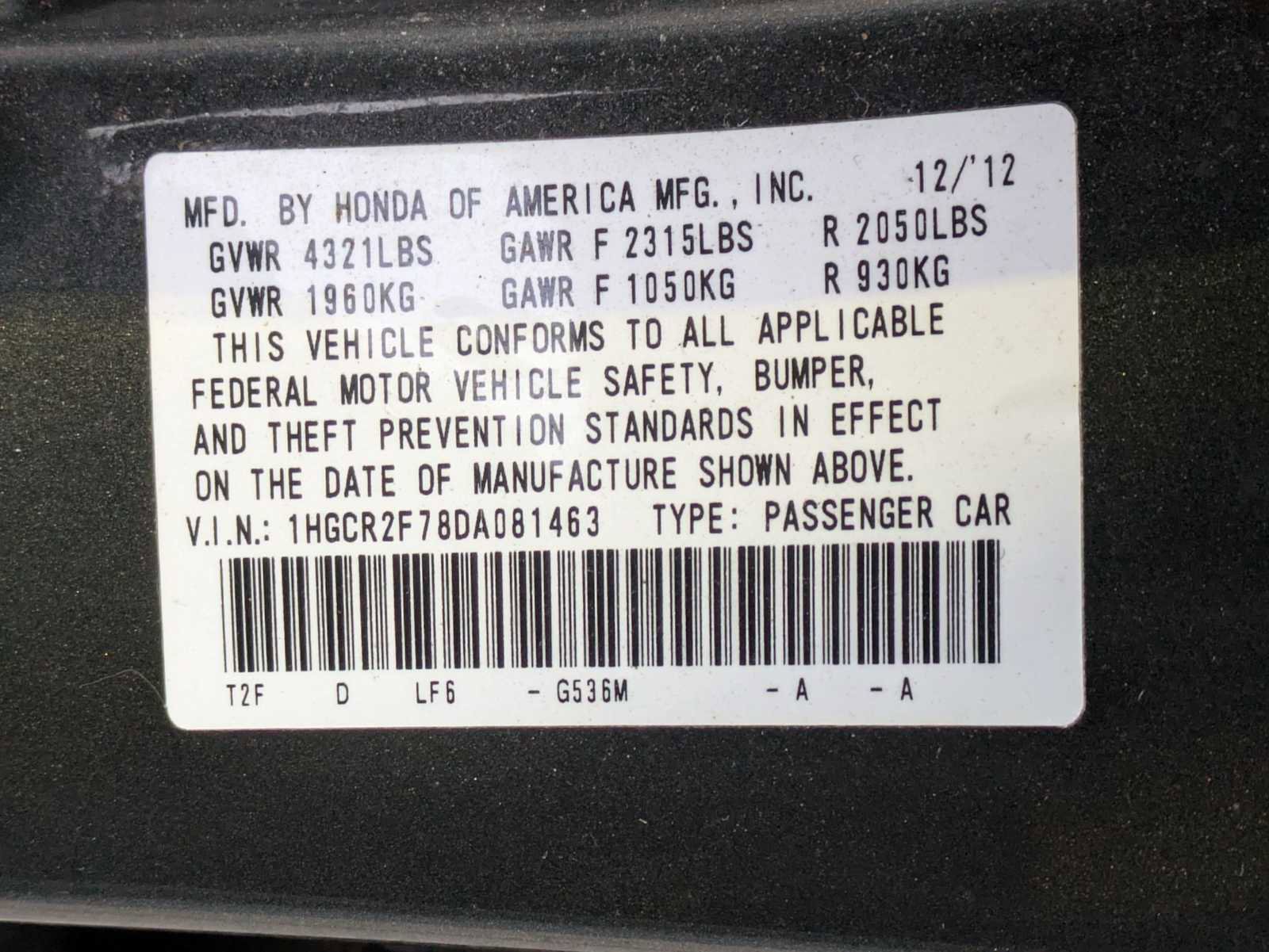 Used 2013 Honda Accord EX image 33