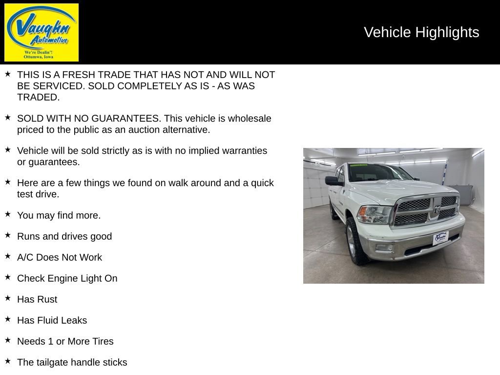 Used 2009 Dodge Ram 1500 Truck SLT w/ Big Horn Regional Pkg image 2