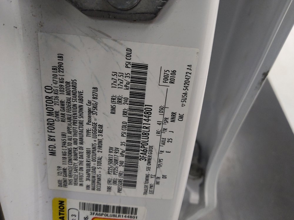 Used 2020 Ford Fusion SE FWD image 33