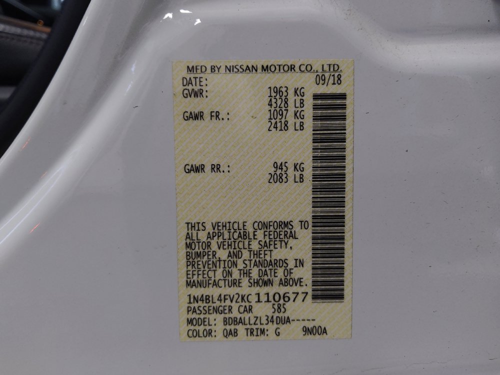 Used 2019 Nissan Altima 2.5 Platinum FWD image 33