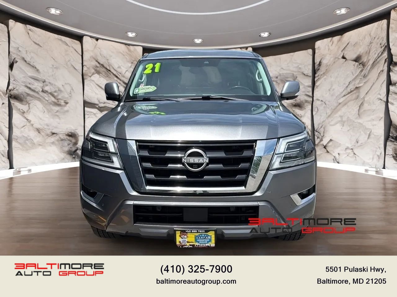 Used 2021 Nissan Armada SL w/ Captain's Chairs Package AWD/4WD image 2
