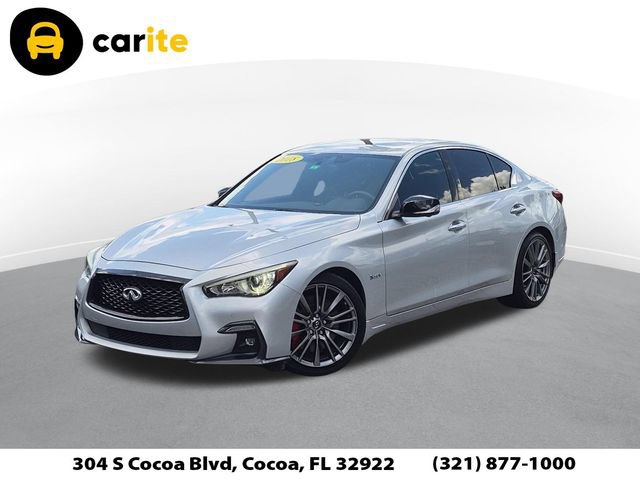 Used 2018 INFINITI Q50 Red Sport 400 w/ Proactive Package RWD image 1