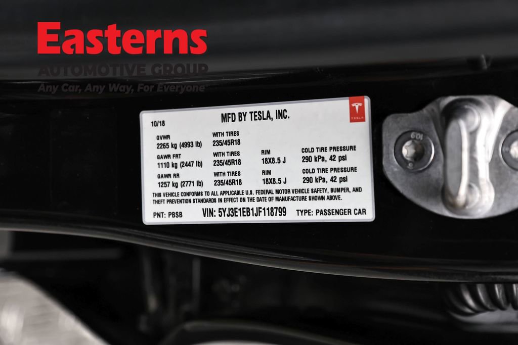 Used 2018 Tesla Model 3 Long Range image 30