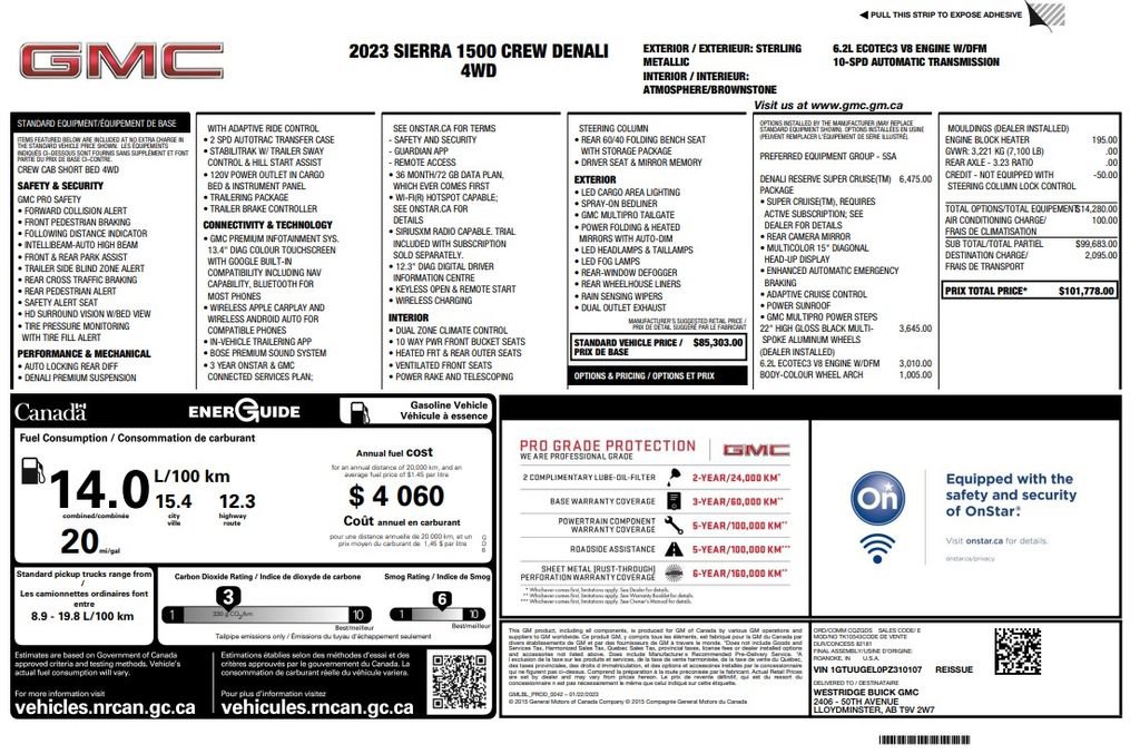 Used 2023 GMC Sierra 1500 Denali AWD/4WD image 3