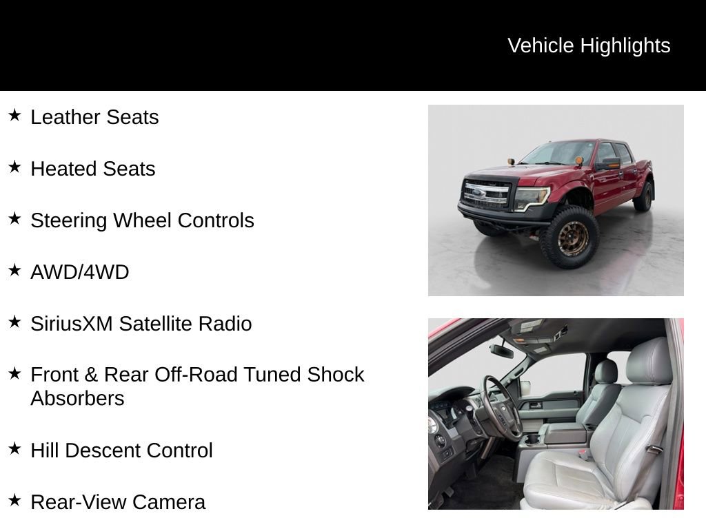Used 2014 Ford F150 XLT w/ Equipment Group 302A Luxury AWD/4WD image 26