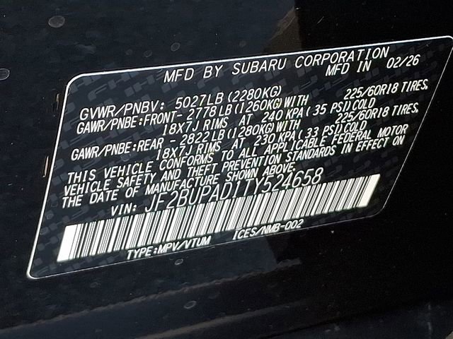 New 2026 Subaru Outback Premium AWD/4WD image 11