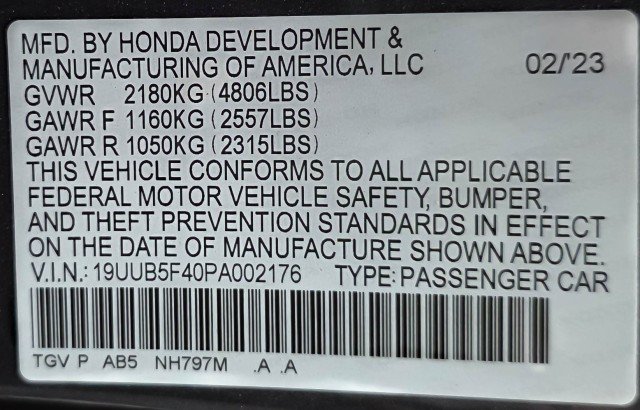 Used 2023 Acura TLX w/ Technology Package FWD image 43