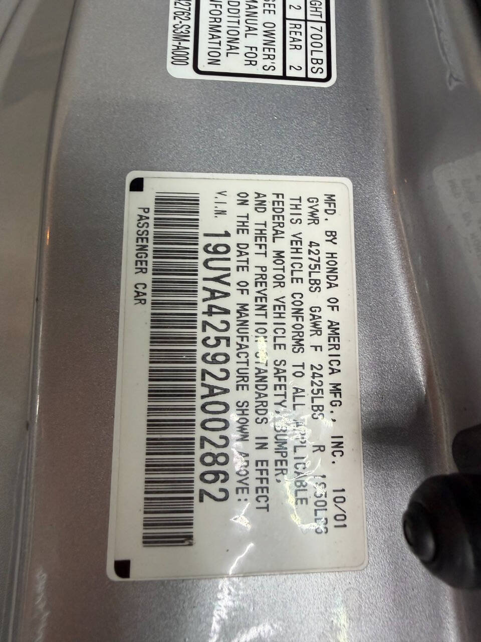 Used 2002 Acura CL FWD image 24