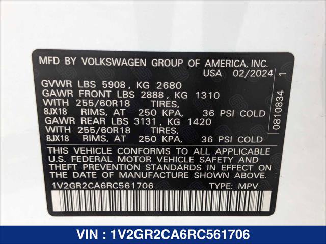 New 2024 Volkswagen Atlas Peak Edition SEL image 15