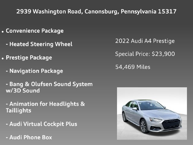 Used 2022 Audi A4 2.0T Prestige w/ Prestige Package AWD/4WD image 15