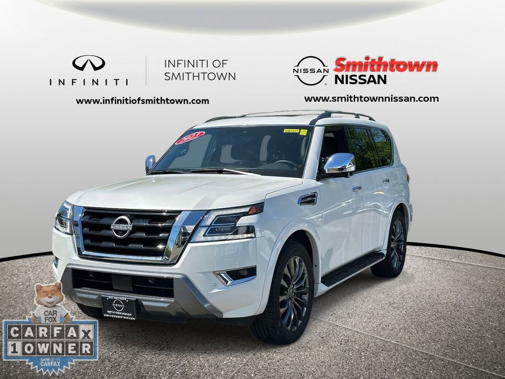 Used 2023 Nissan Armada Platinum w/ Captain's Chairs Package AWD/4WD image 3