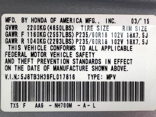 Used 2015 Acura RDX FWD image 22