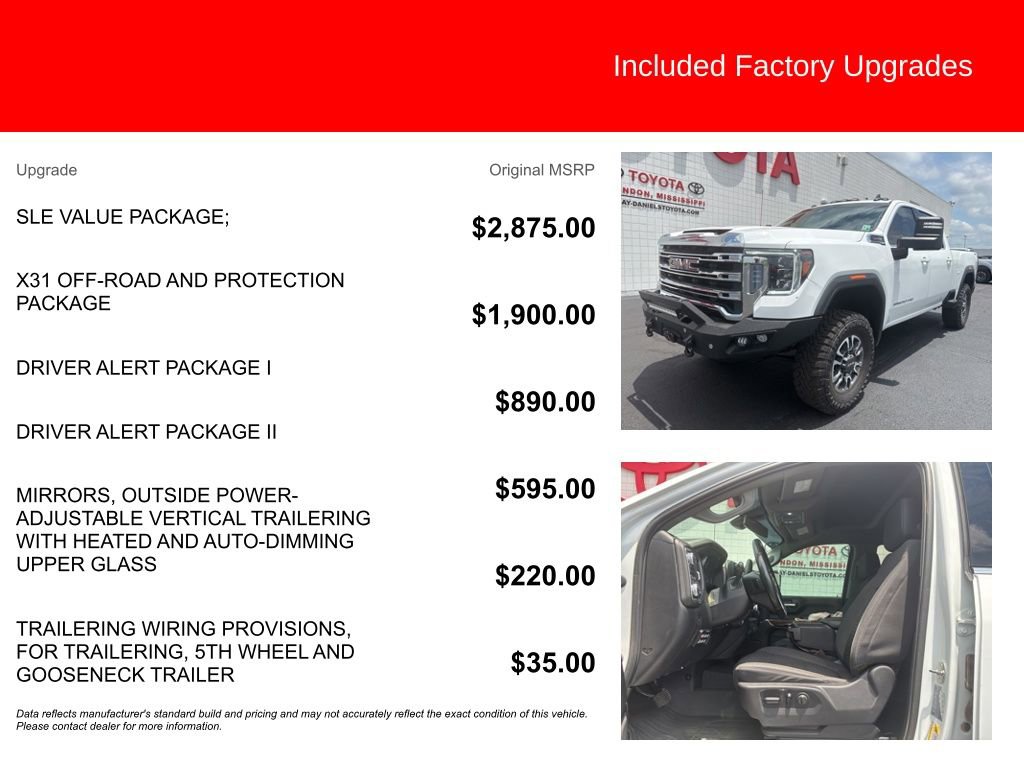 Used 2023 GMC Sierra 2500 SLE w/ SLE Value Package; AWD/4WD image 5