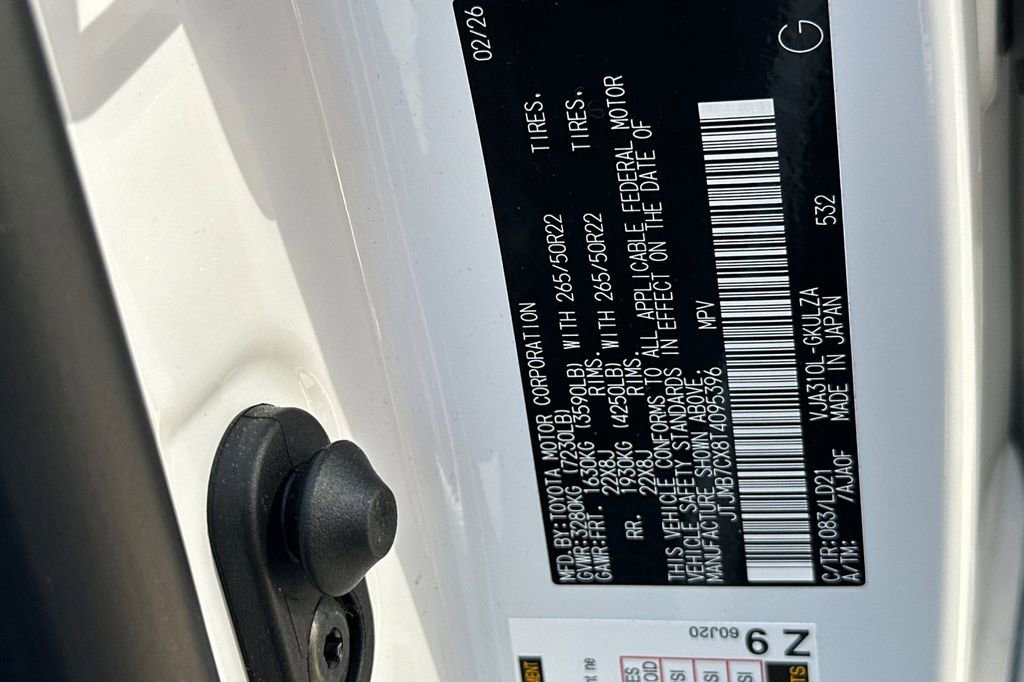 New 2026 Lexus LX 600 F Sport image 29