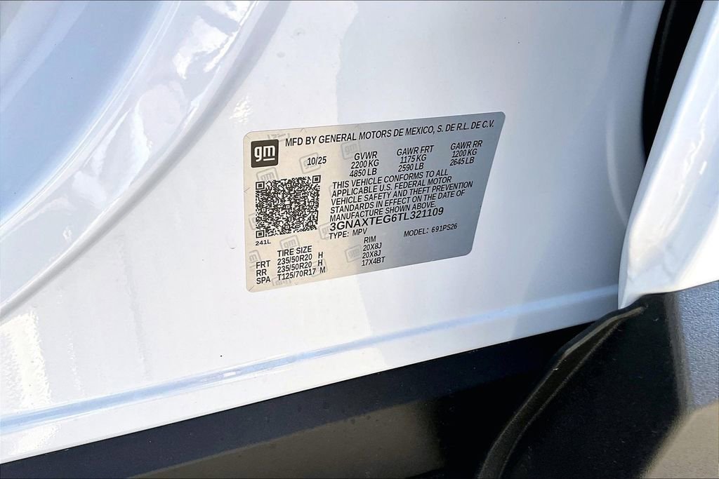 New 2026 Chevrolet Equinox RS w/ Convenience Package III image 13