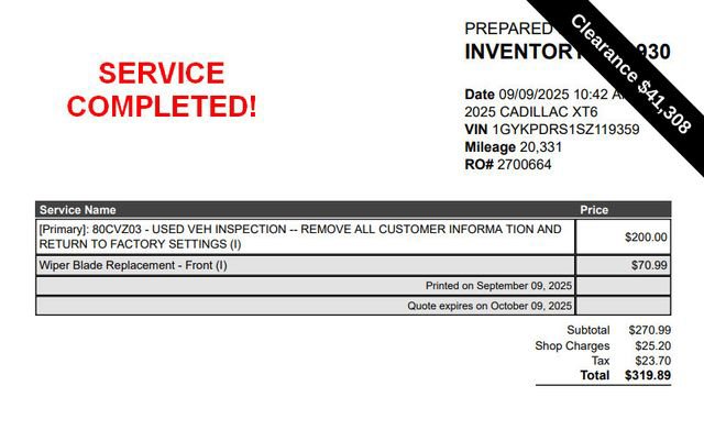 Used 2025 Cadillac XT6 Premium Luxury image 8