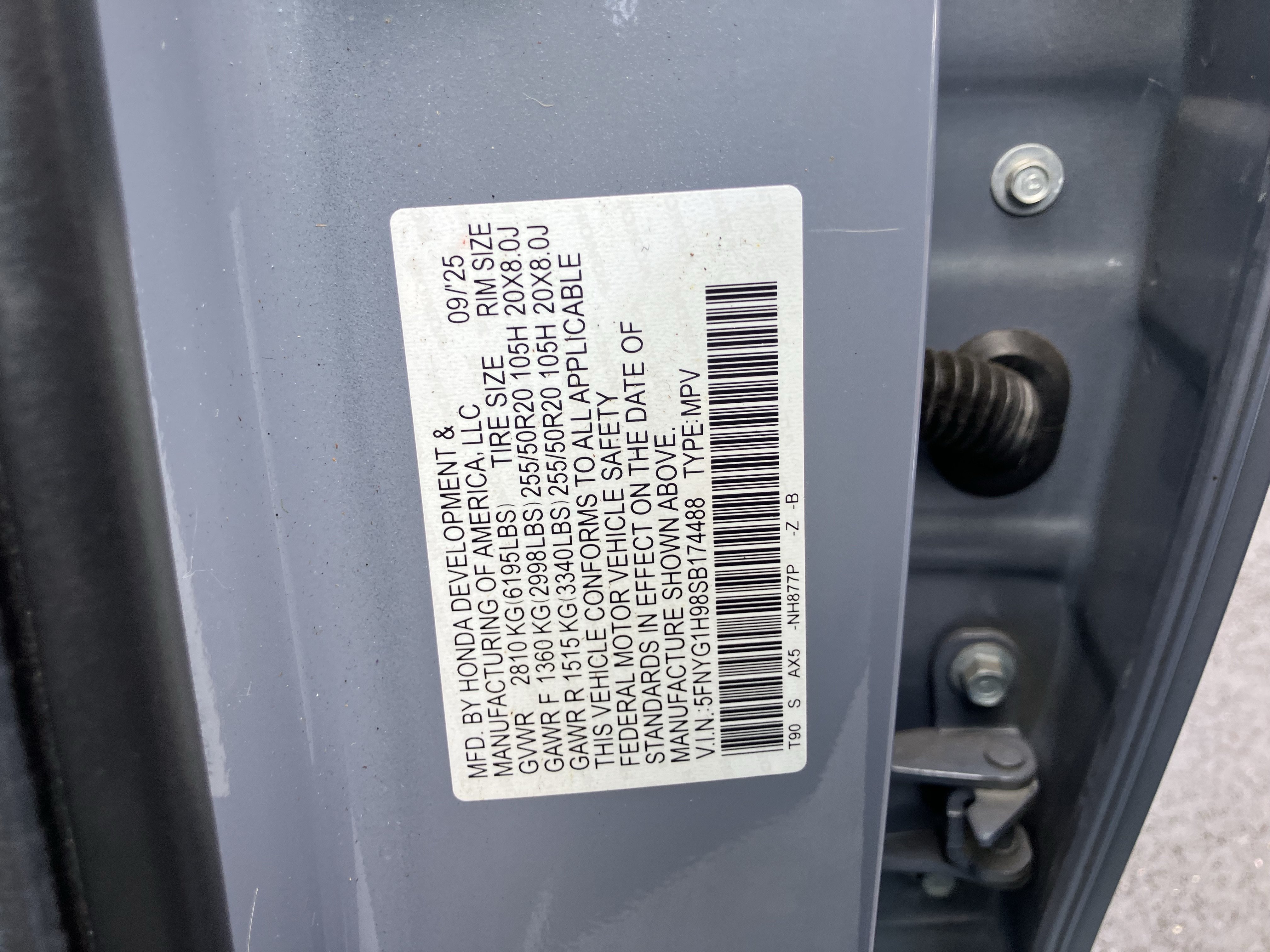 Certified 2025 Honda Pilot Black Edition image 40