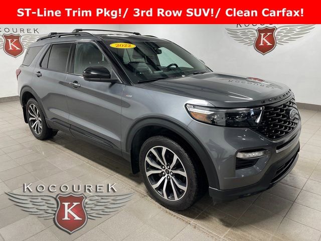 Used 2022 Ford Explorer ST-Line w/ Class IV Trailer Tow Package