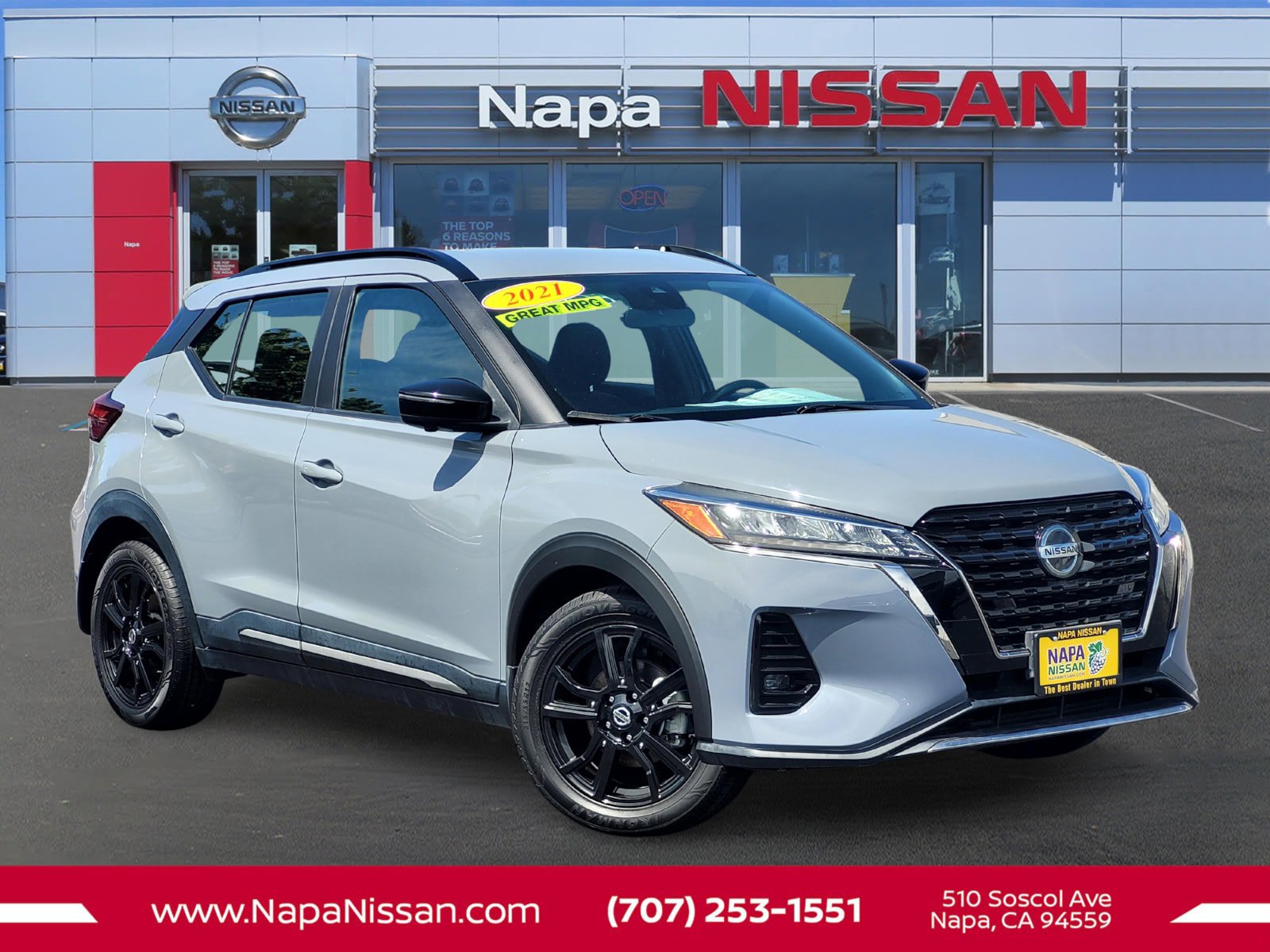 Certified 2021 Nissan Kicks SR